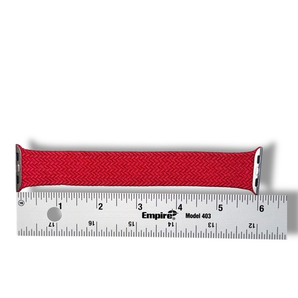 41mm (PRODUCT)RED Braided Solo Loop - Size 7 - Picture 3 of 5